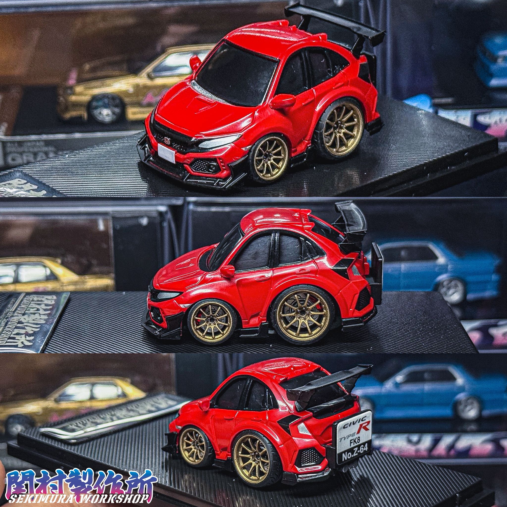 関村ワークス | 1/64 トミーテック チョロQ FK8 ボディキット